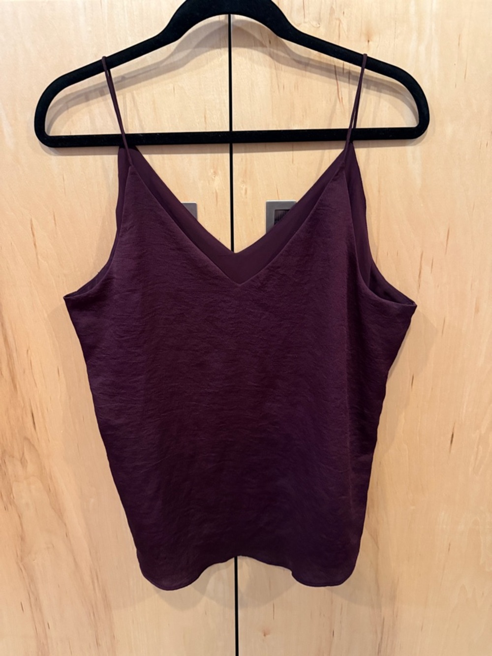Express Plum V-Neck Spaghetti Strap Reversible Camisole